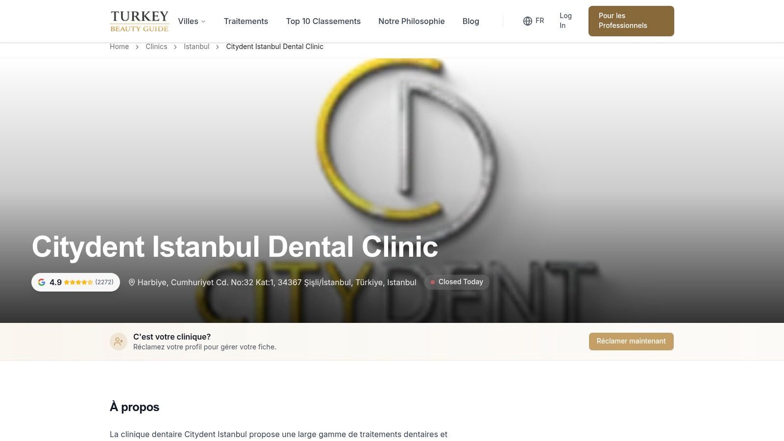 Citydent Istanbul Dental Clinic — Reviews, Prices & Photos 2026