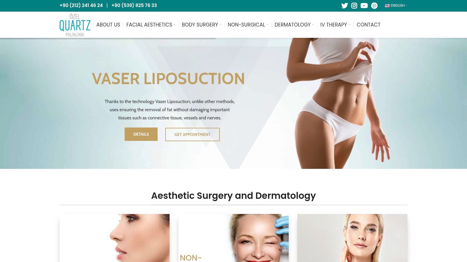 Quartz Clinique Vaser Liposuction procedure