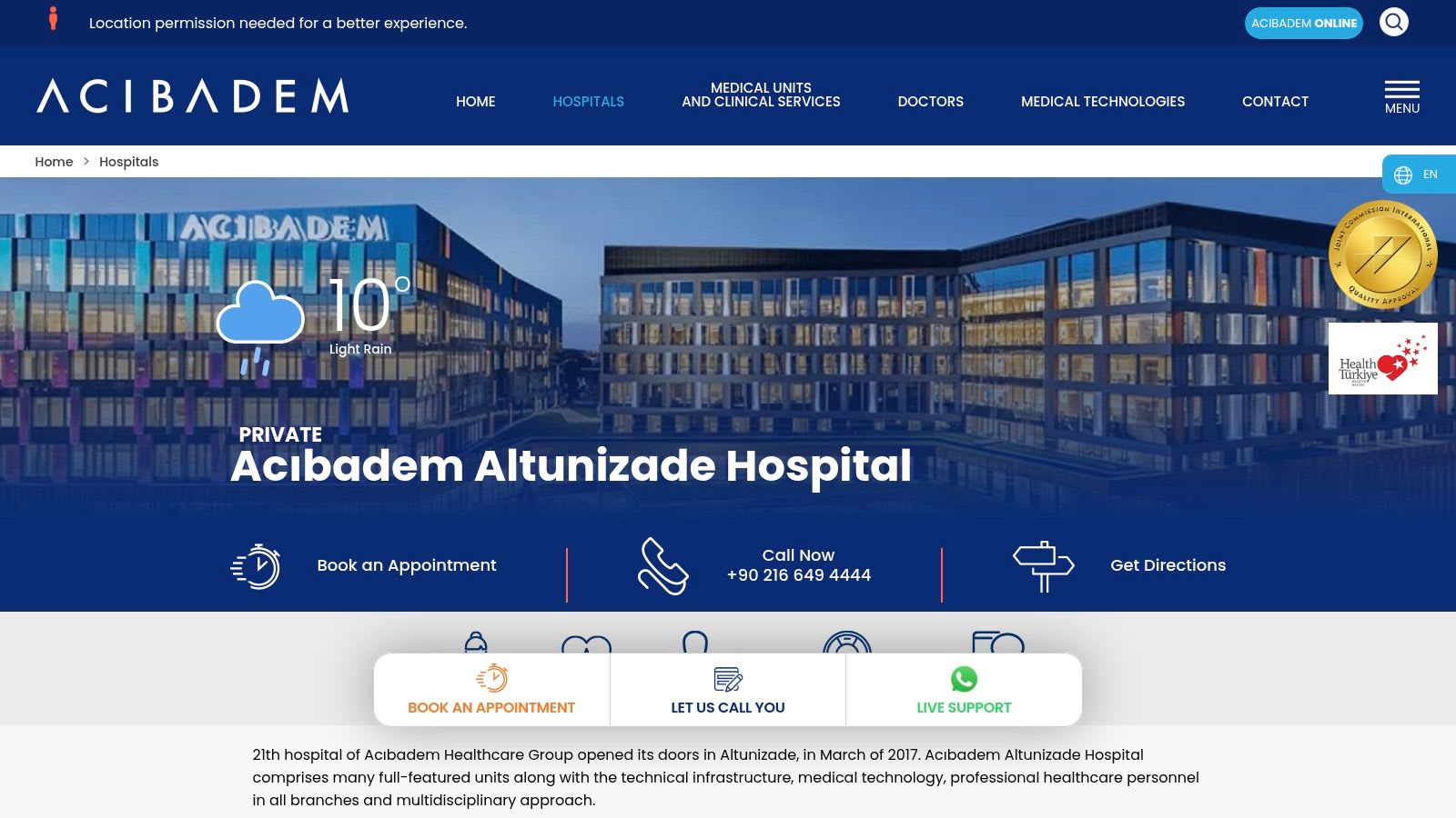 Acıbadem Altunizade Hospital (Istanbul)