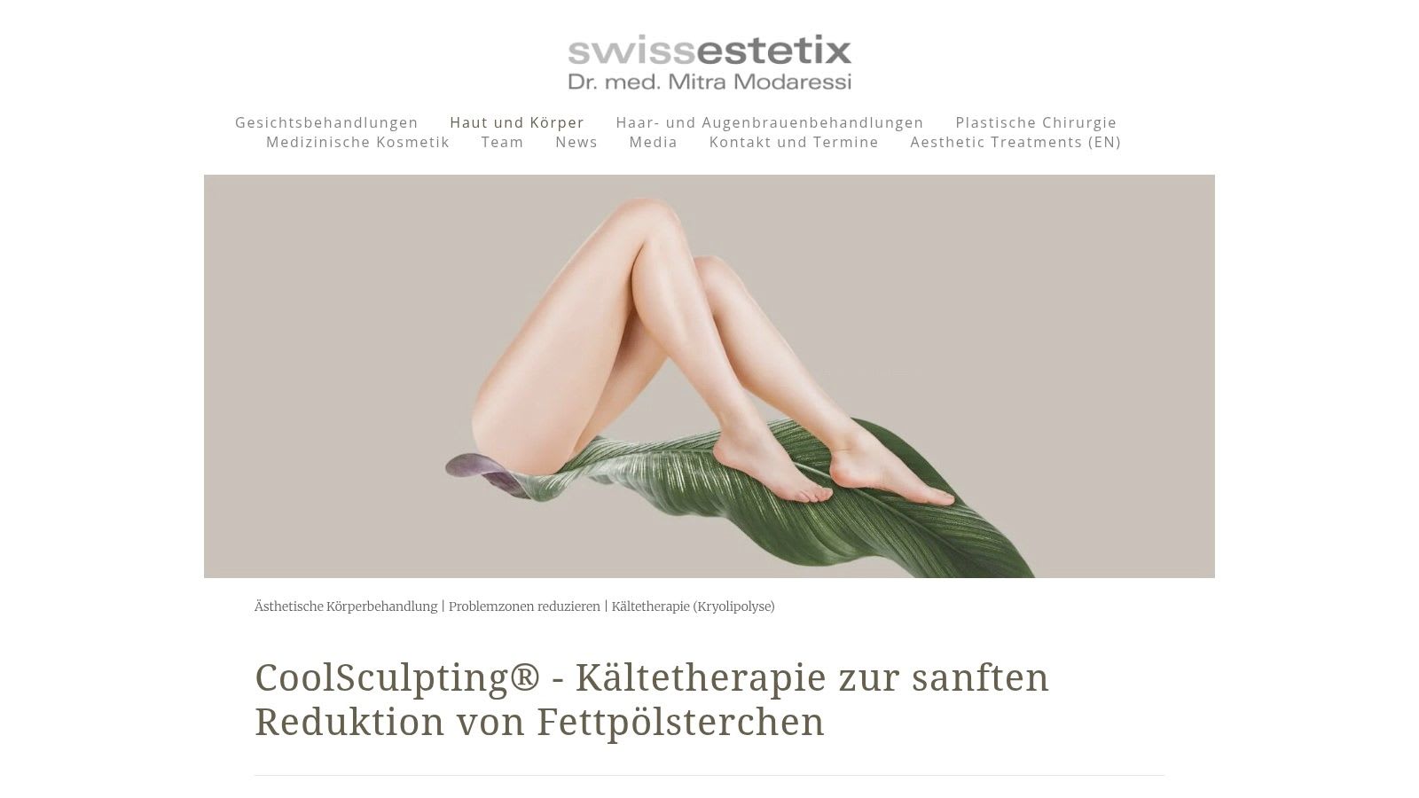 swissestetix (Basel) – CoolSculpting