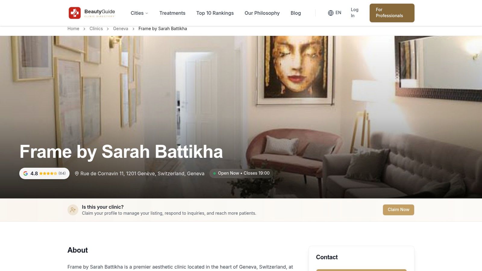 Frame by Sarah Battikha, Reviews, Prices & Photos