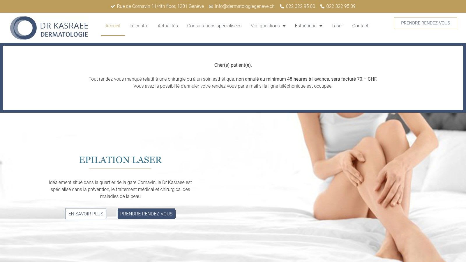 Centre de Dermatologie de Cornavin (Dr Behrooz Kasraee)