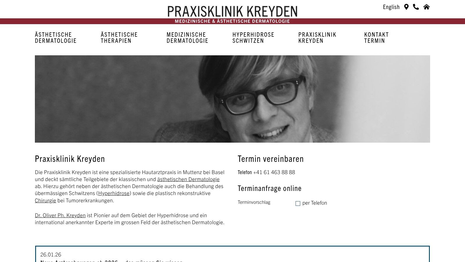 Praxisklinik Kreyden (région de Muttenz/Bâle)