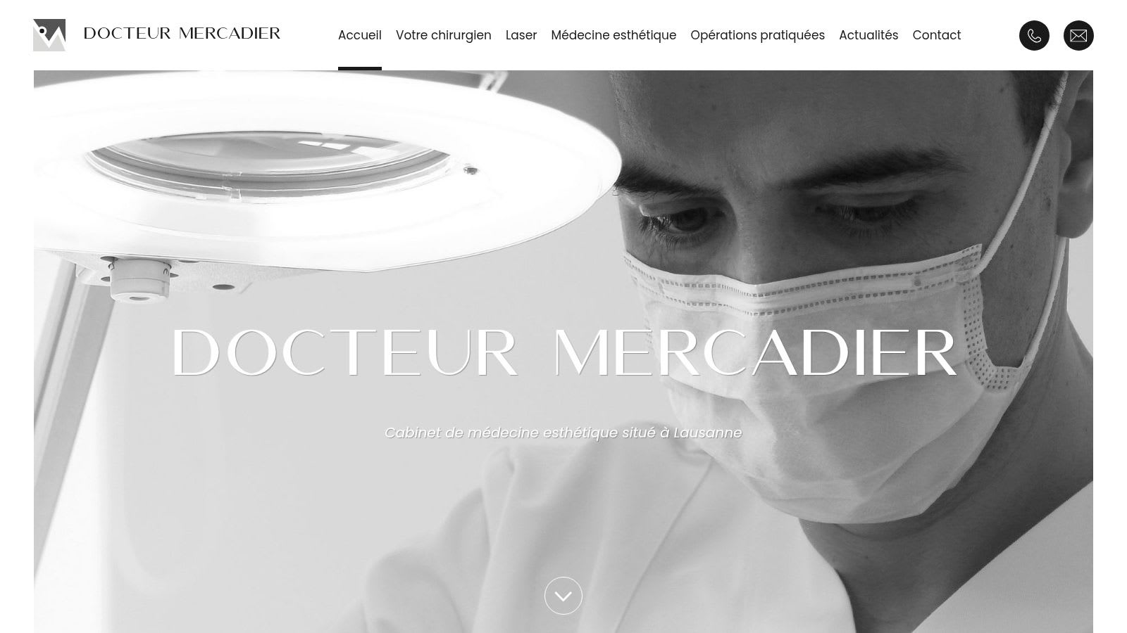 Dr. Mercadier – Plastic, Reconstructive, Aesthetic Surgeon FMH (Lausanne)