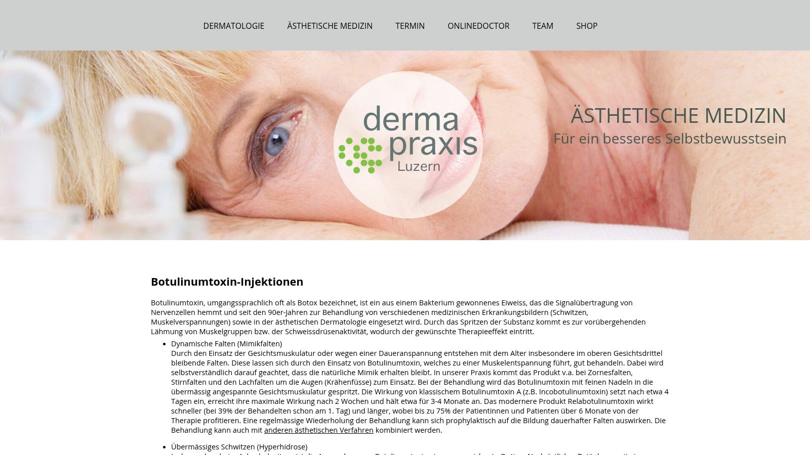 Dermapraxis Luzern AG (Dr. med. Daniel Mahler, FMH Dermatologia)