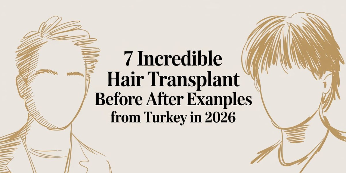 7 Incredible Hair Transplant Before After Examples from Turkey in 2026