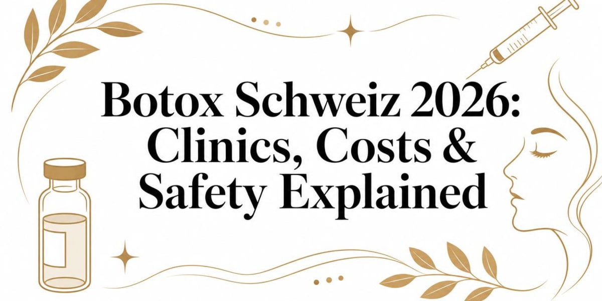 Botox Schweiz 2026: Kliniken, Kosten & Sicherheit erklärt