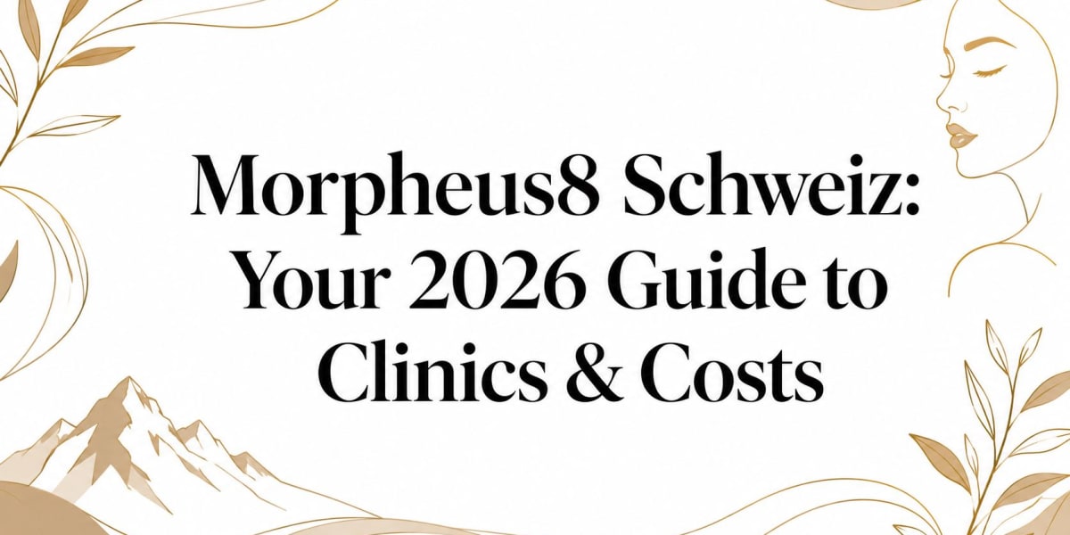 Morpheus8 Schweiz : Votre guide 2026 des cliniques et des coûts