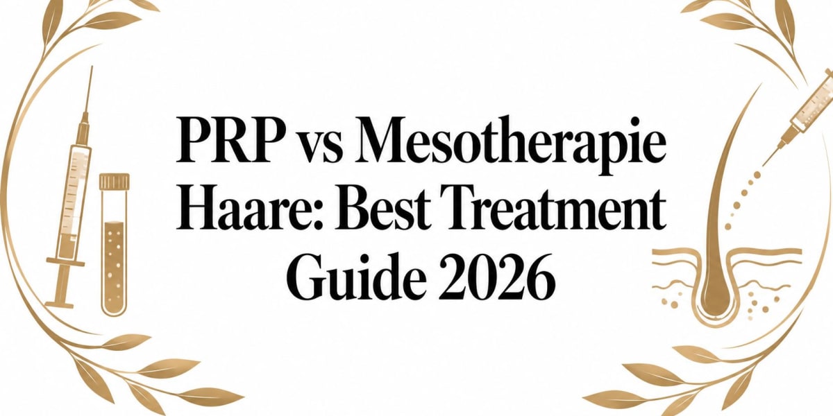 PRP vs Mesotherapie Haare: Best Treatment Guide 2026