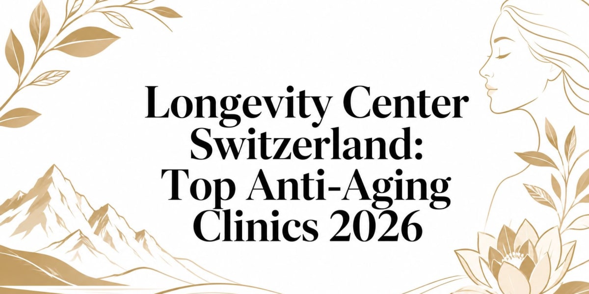 Longevity Center Svizzera: migliori cliniche anti-invecchiamento 2026
