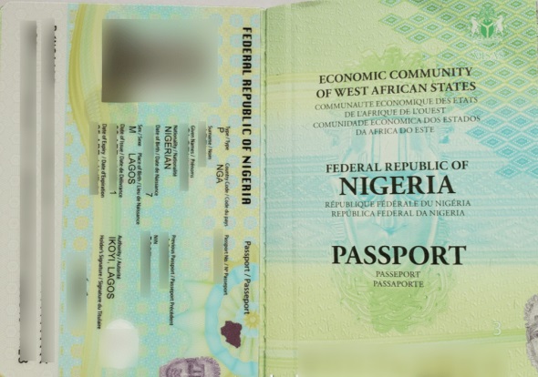 format of a nigerian passport