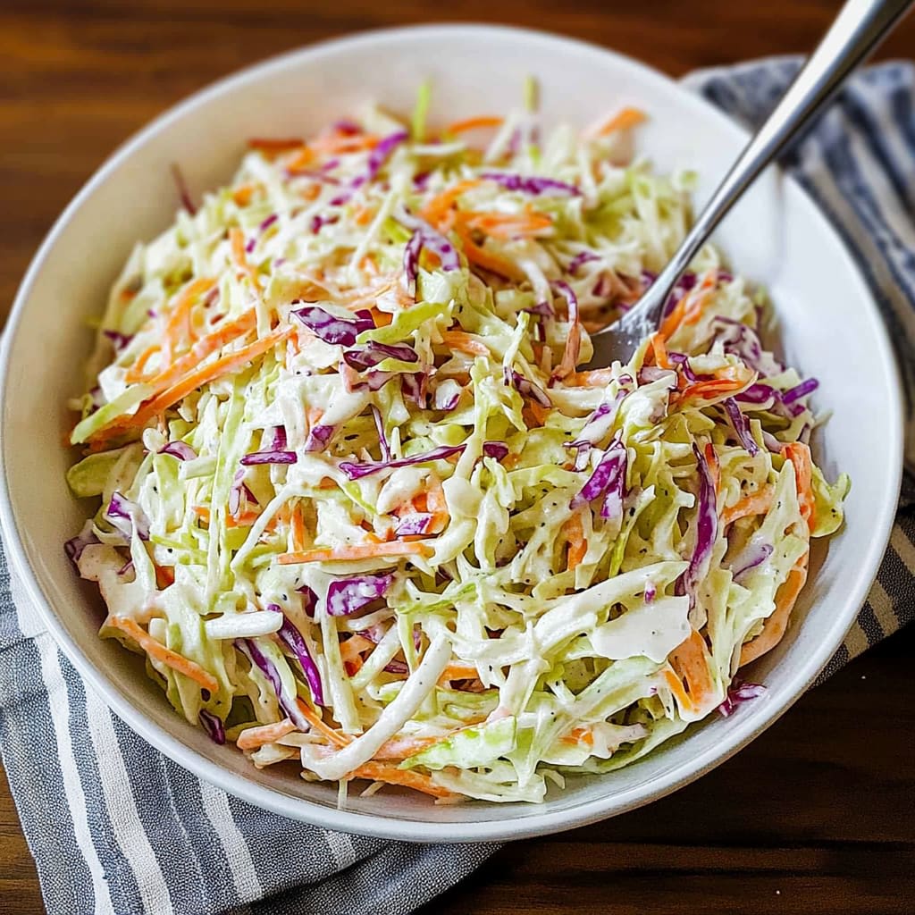 Simple Everyday Coleslaw: Refreshingly Crisp Delight