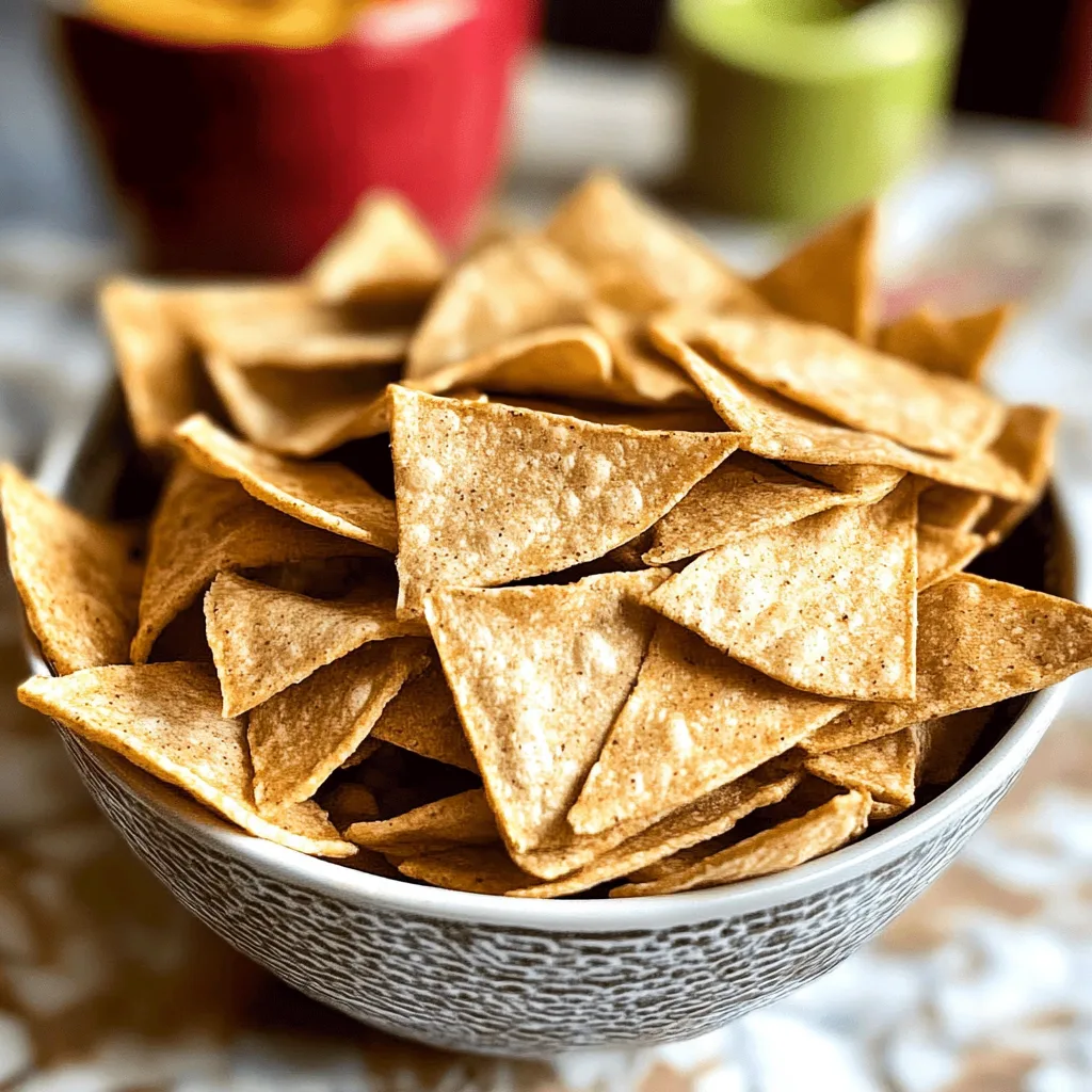 Crispy baked sourdough discard “tortilla chips”: Irresist...