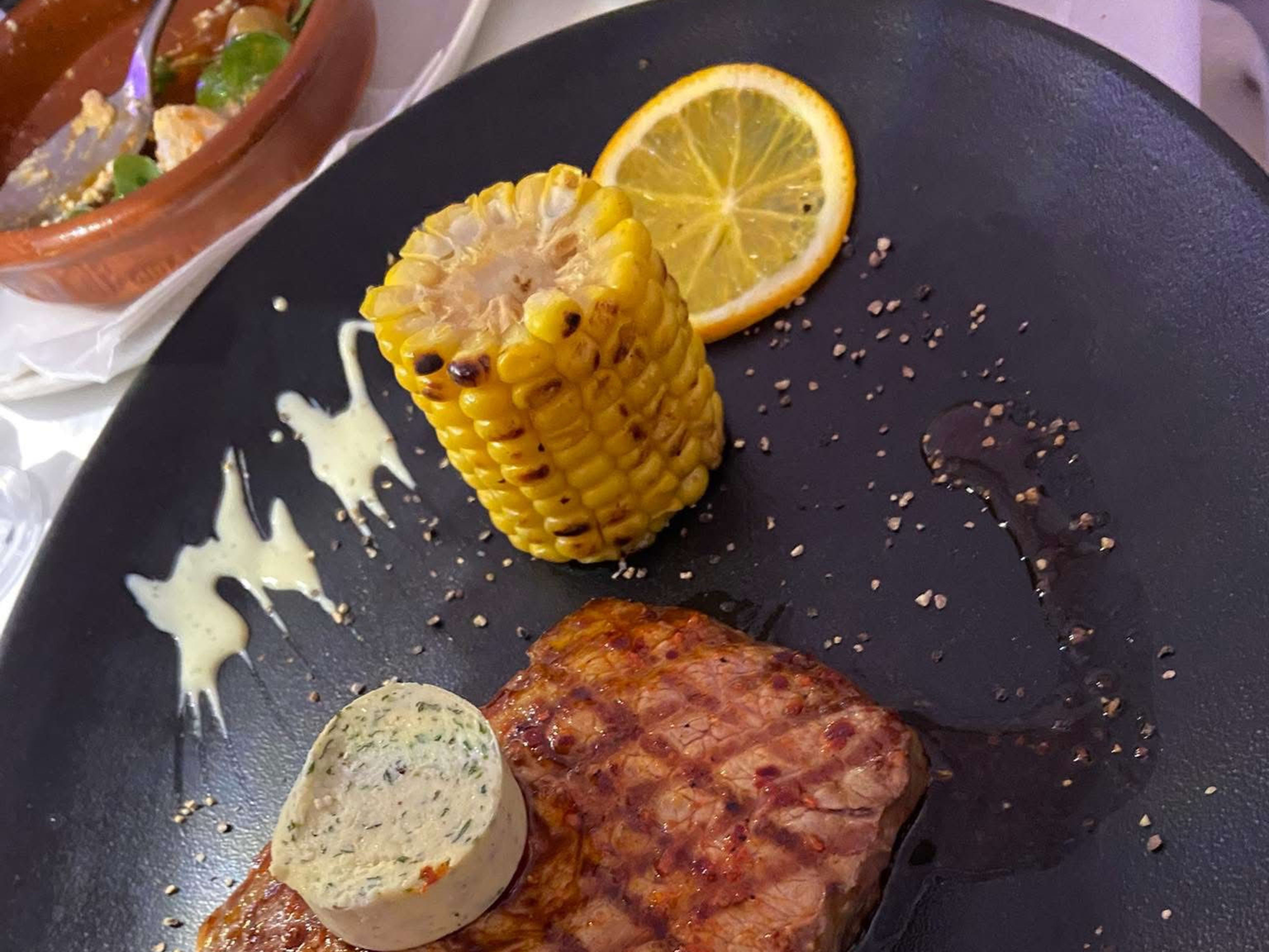 Serviertes Steak
