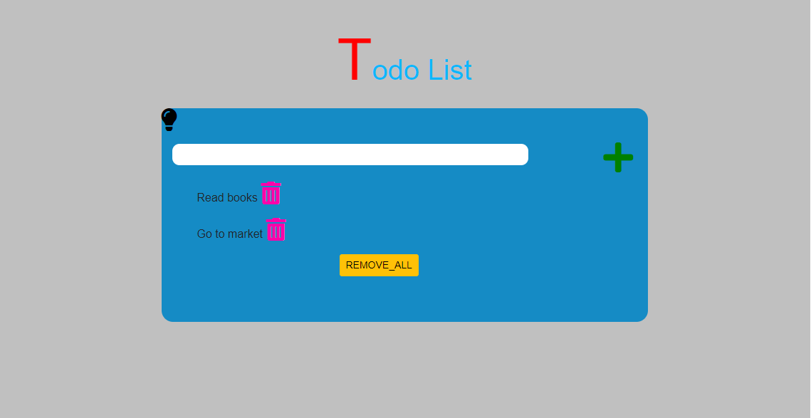 A simple todo application using React and Redux