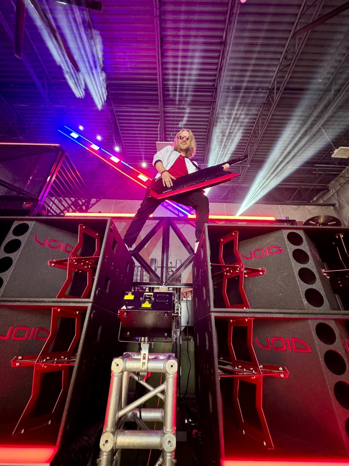 Salt Lake Backline Live stage setup, Red Hot Revolution