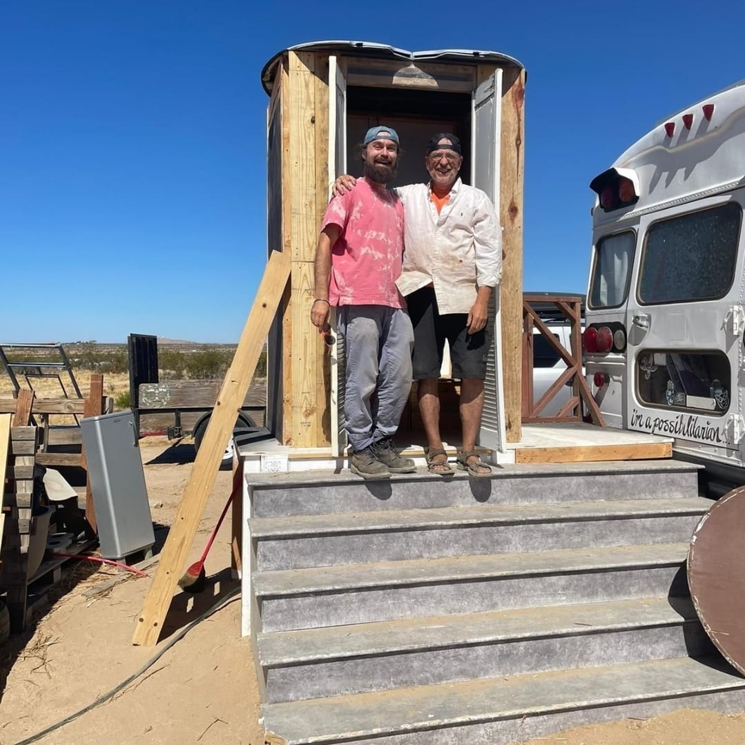 Sacred Eco Toilet Temple by Cosmic Labyrinth