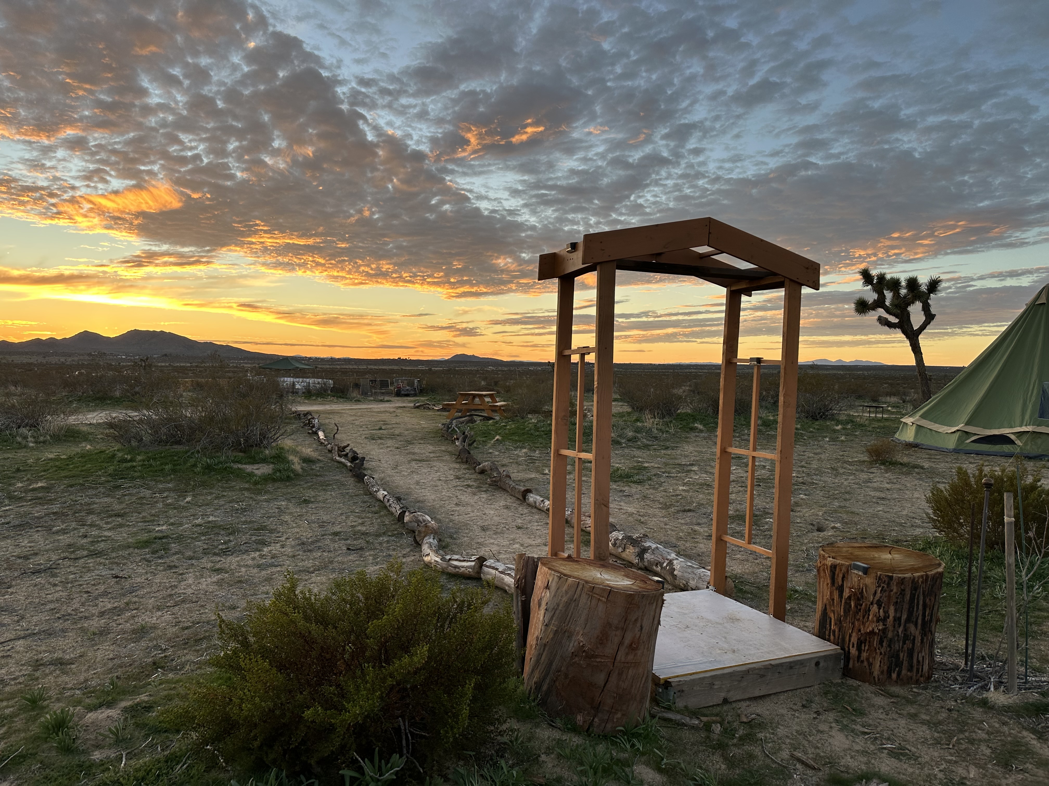 Construction Project by Jim, a volunteer, at For Every Star A Tree in Los Angeles County, Antelope Valley
