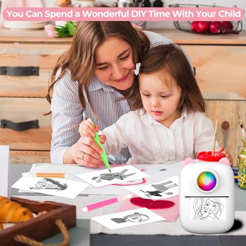 Vue 6 de Cyjjyz Mini Imprimante Portable