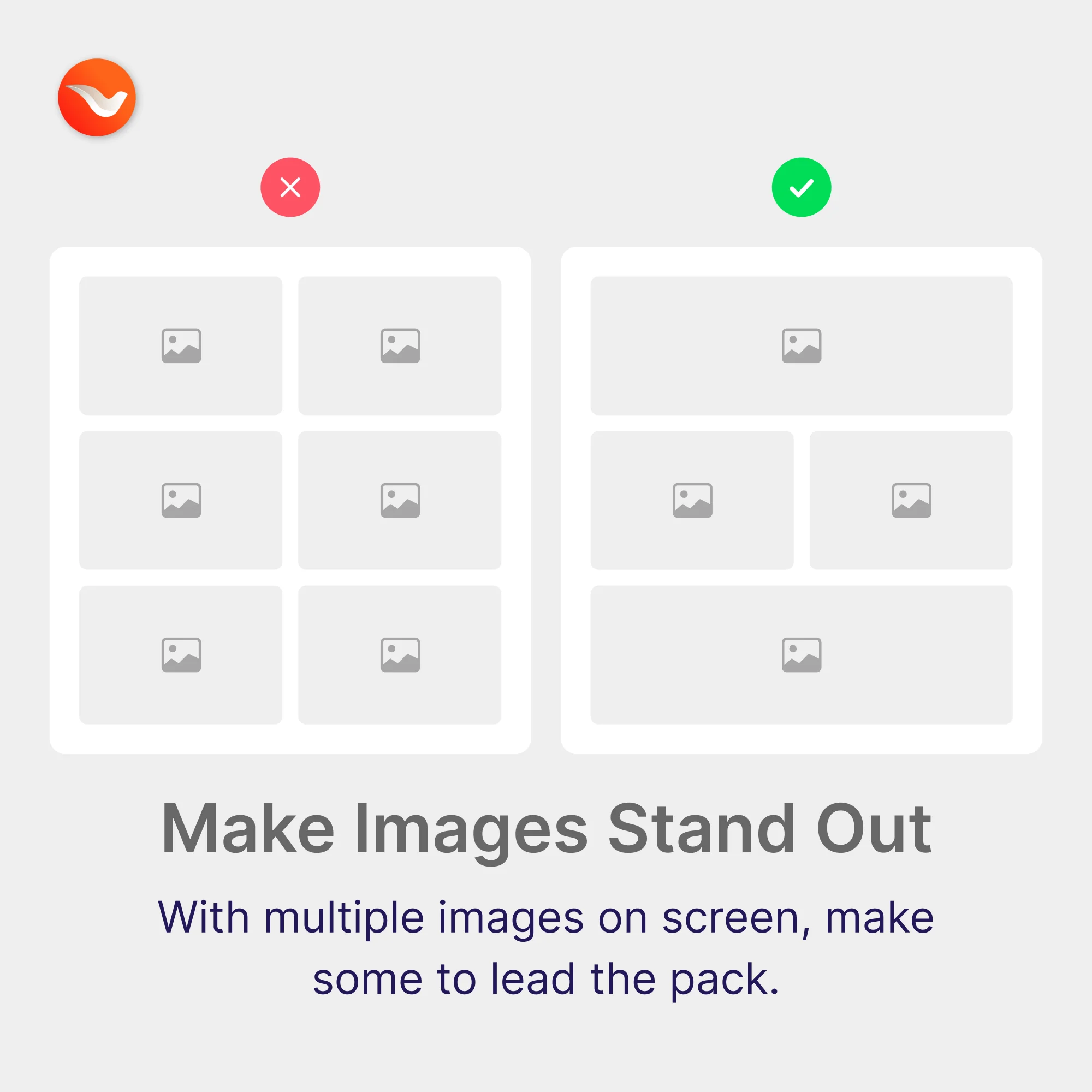 make images stand out