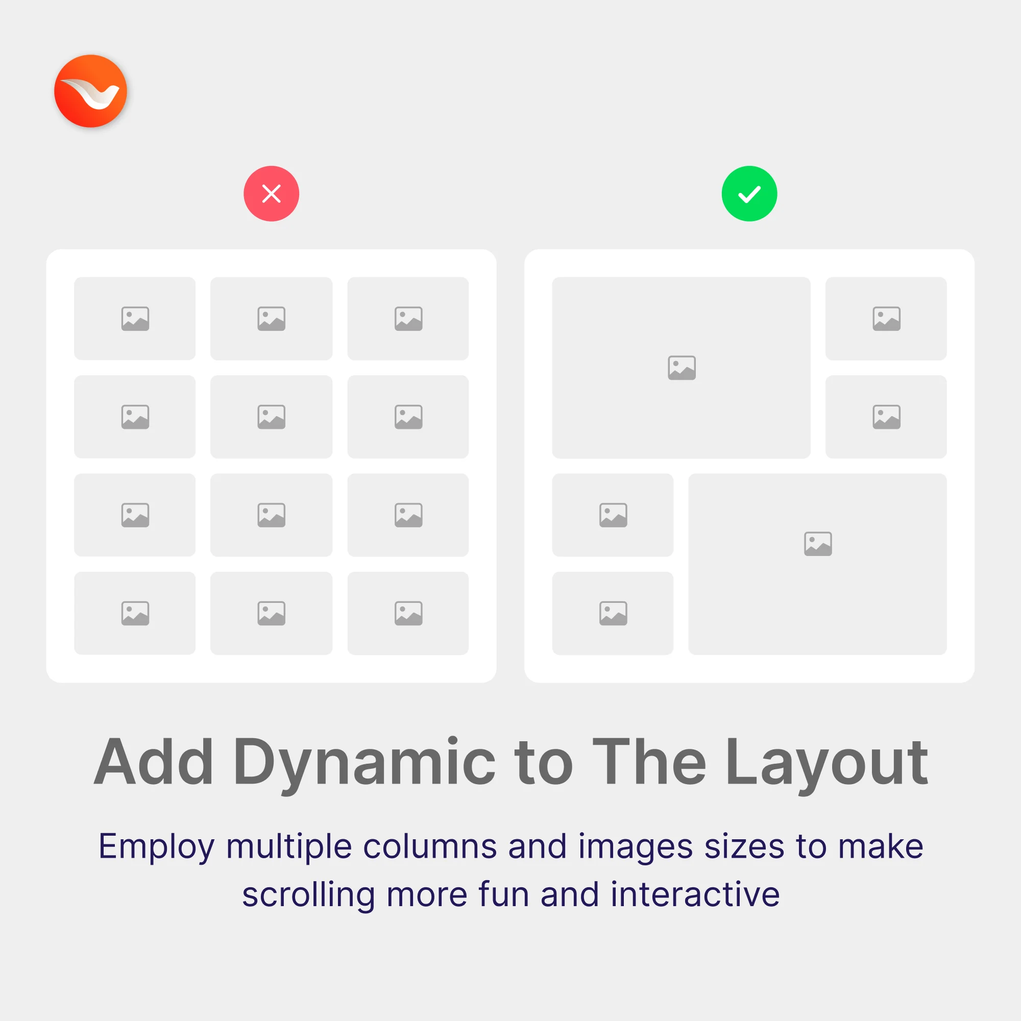 add dynamic to the layout