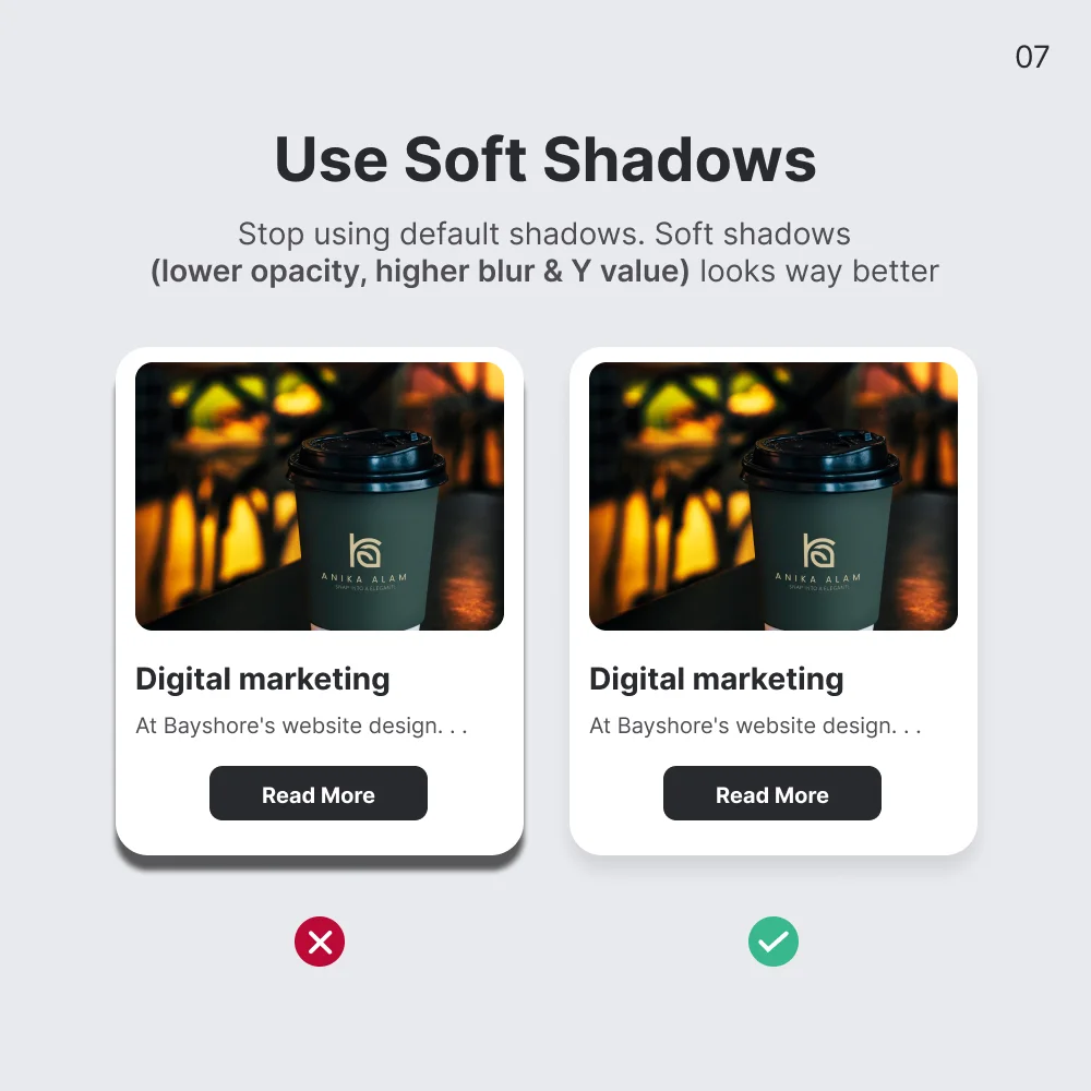 Use Soft Shadows Use Soft Shadows