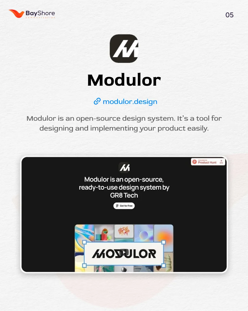 Use a tool for designing and implementing your product easily: