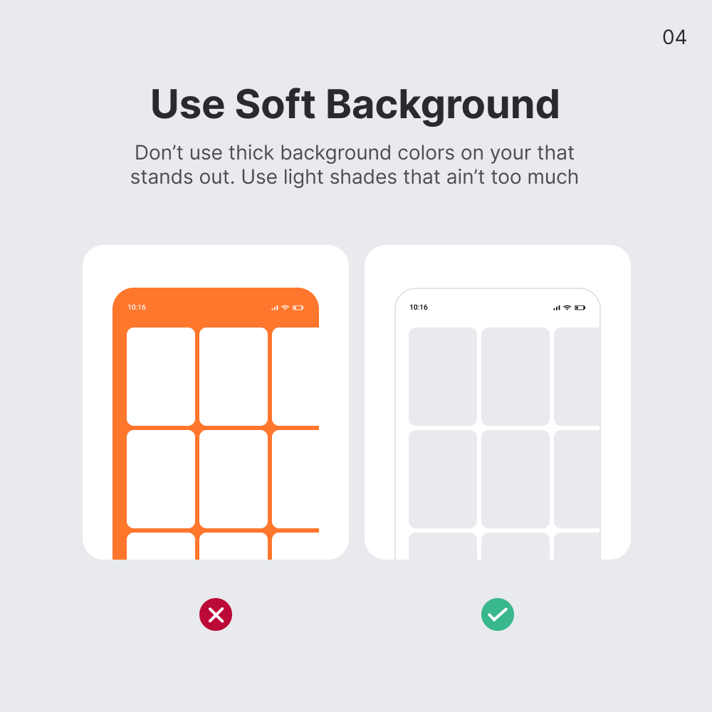 Use Soft Background