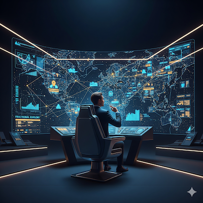 Businessman working in silence