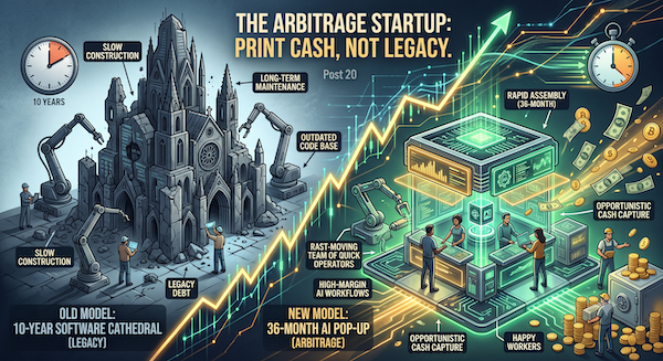 The Arbitrage Startup