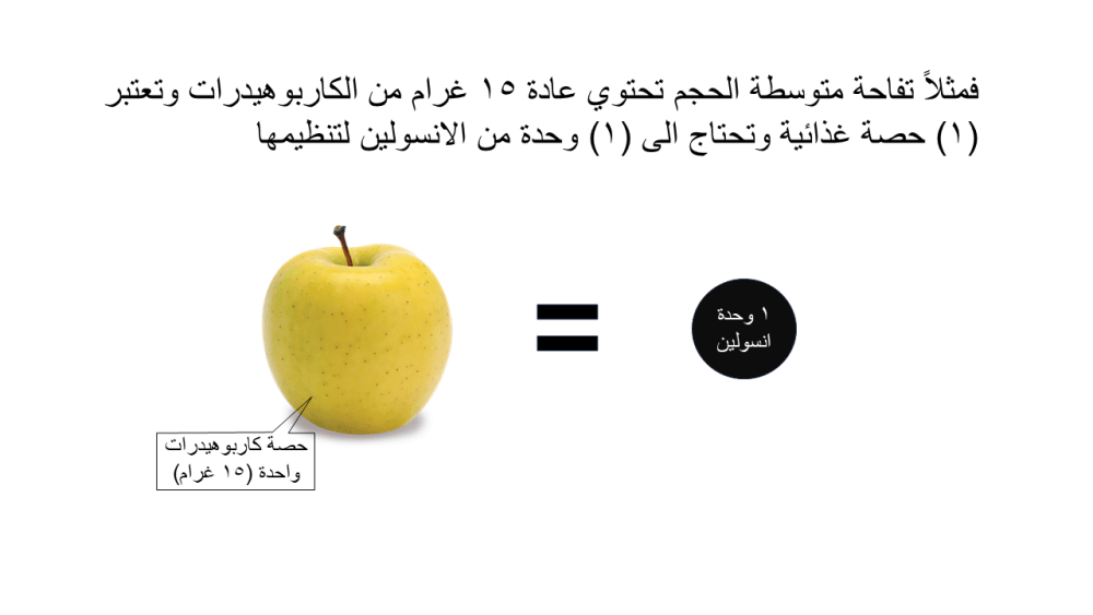 تمثيل الطعام بالحصص
