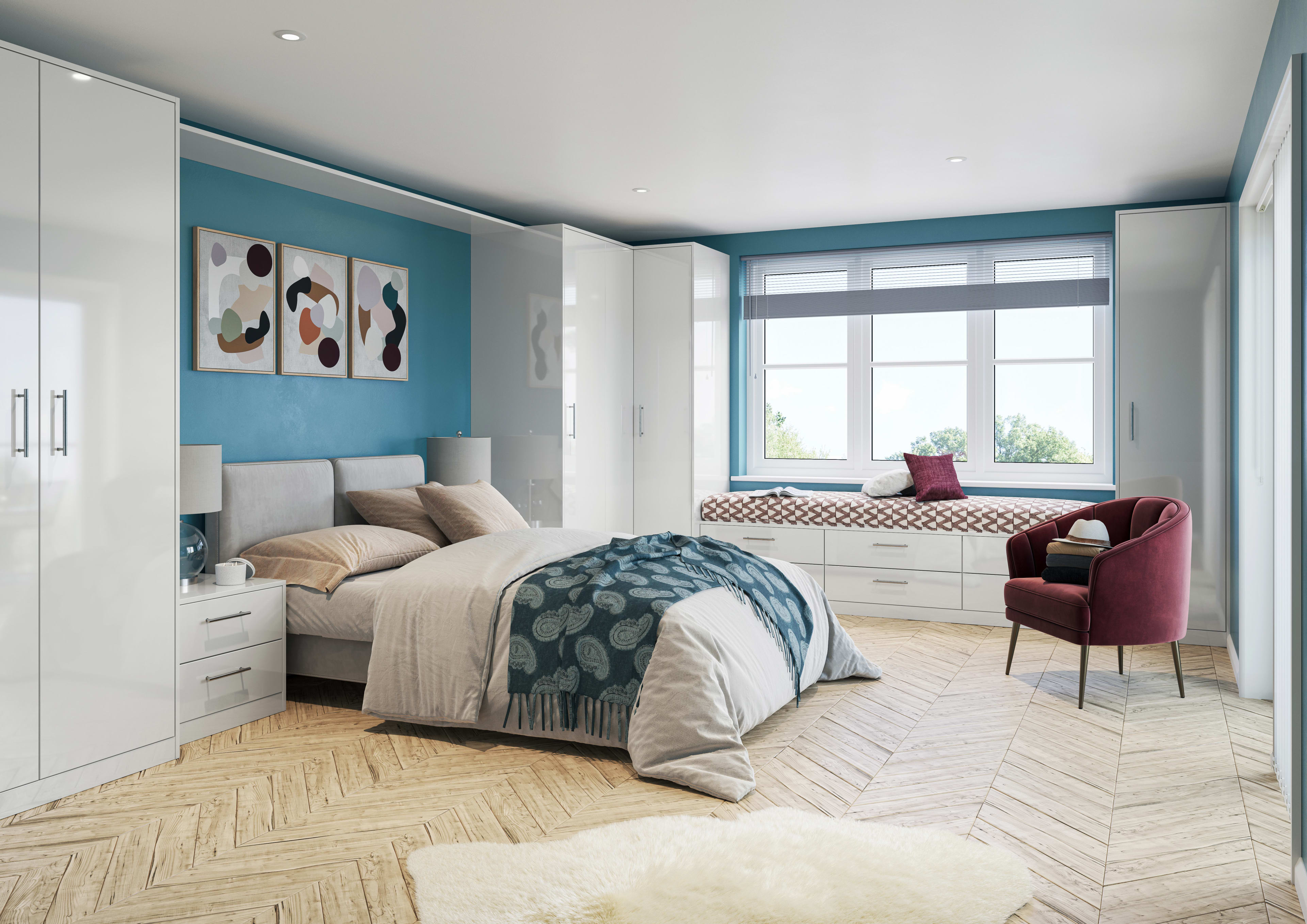 Here is a image a Furore styled bedroom