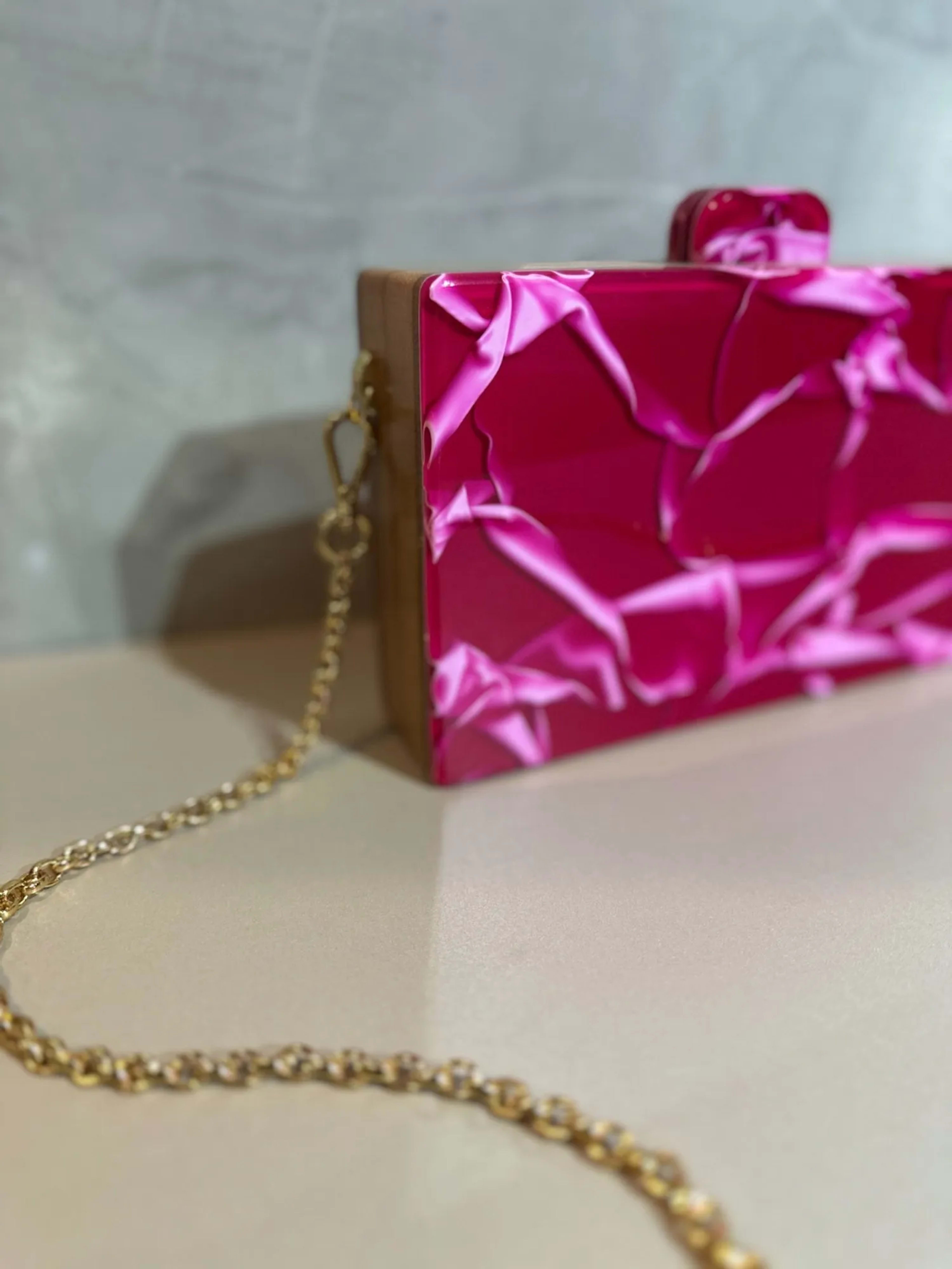 BAG PINK STREAKED