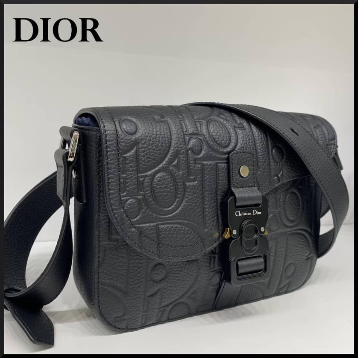 DIOR SADDLE BAG (BLACK)