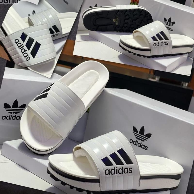 ADIDAS ADILETTE SLIDES (WHITE)