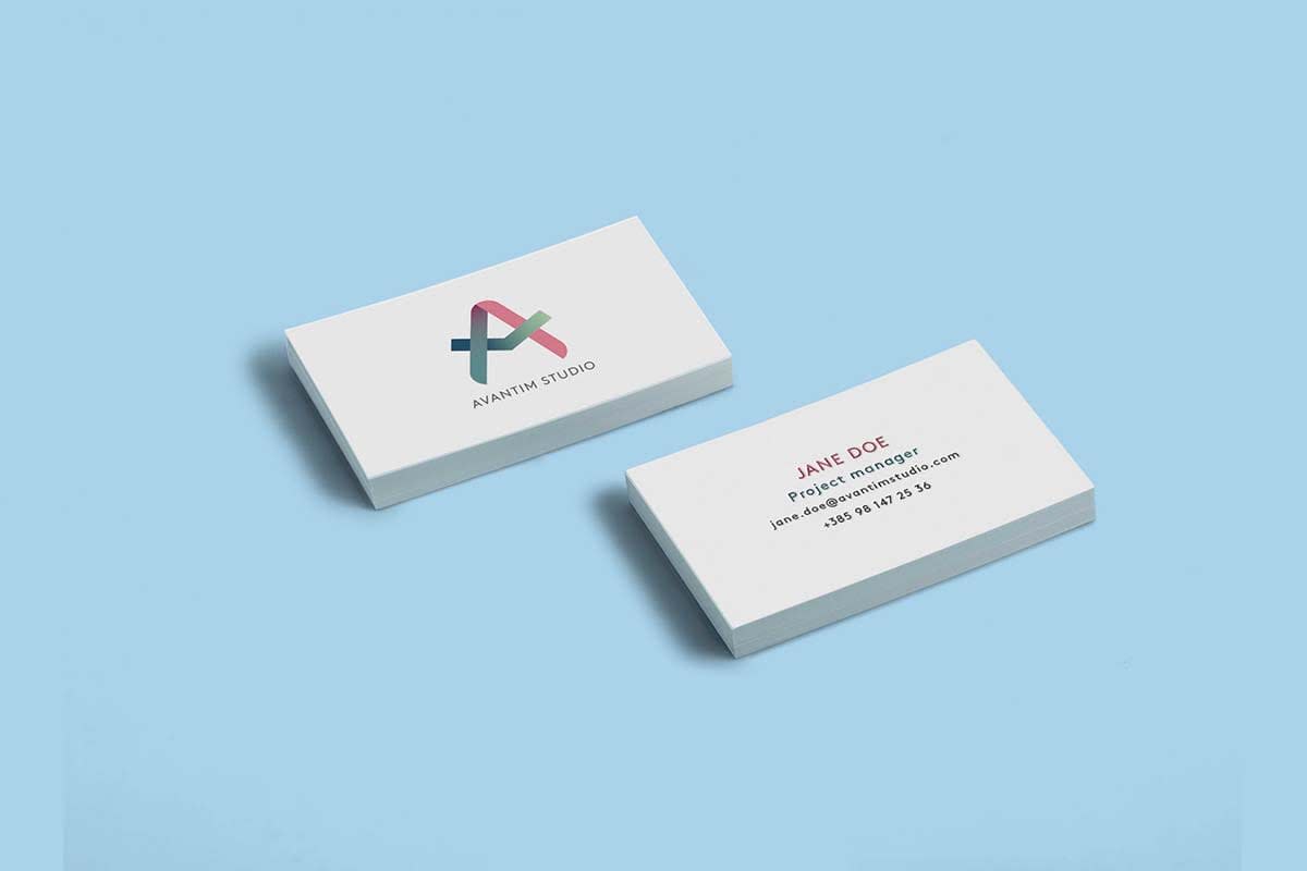 Avantim — Logo i vizualni identitet za kreativni studio (3/6)