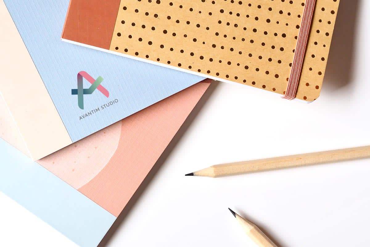 Avantim — Logo i vizualni identitet za kreativni studio (4/6)