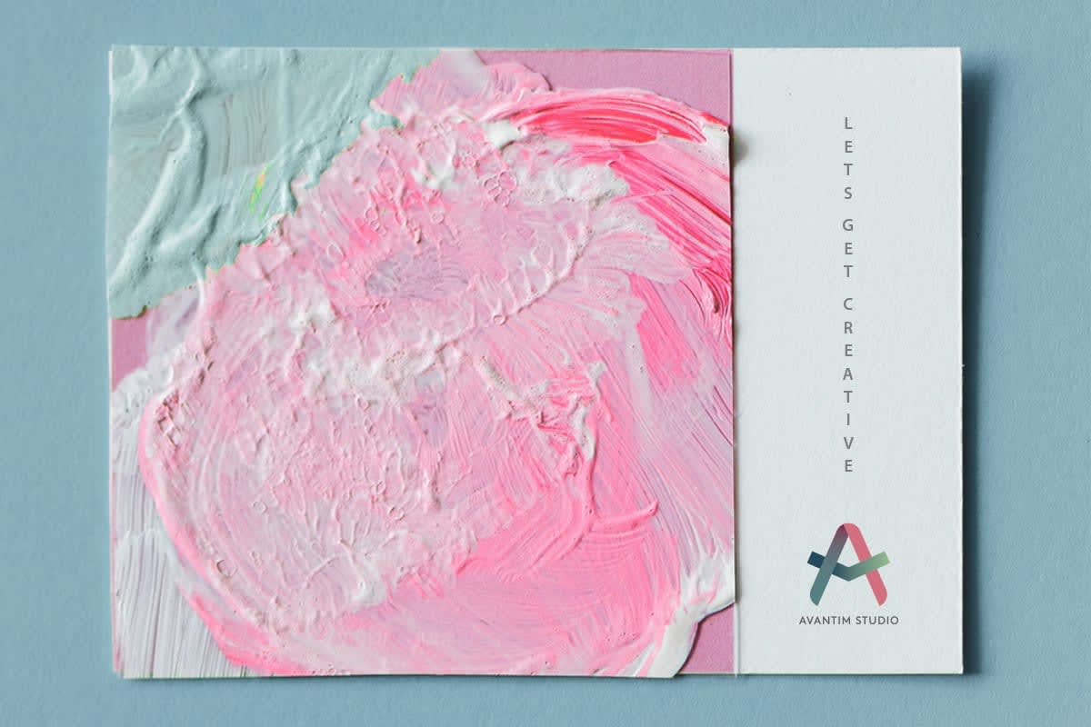 Avantim — Logo i vizualni identitet za kreativni studio (5/6)