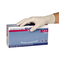 Einweg-Handschuhe Semperit Semperguard Latex PF weiss