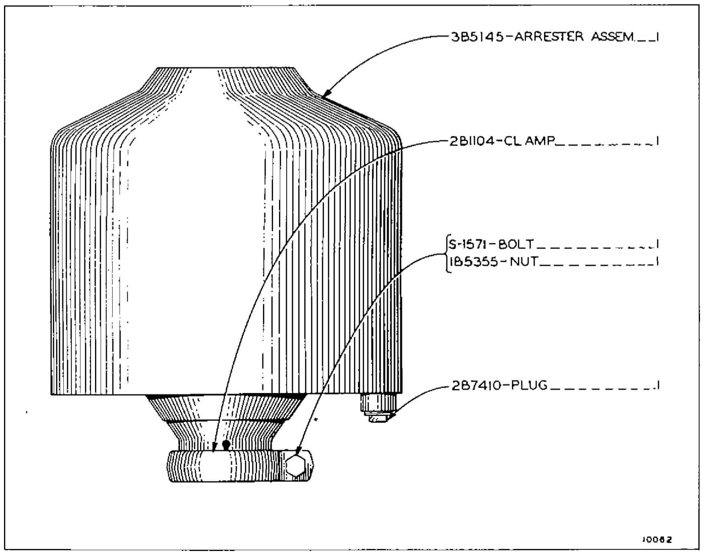 3B2655 SPARK ARRESTER GROUP - First Type