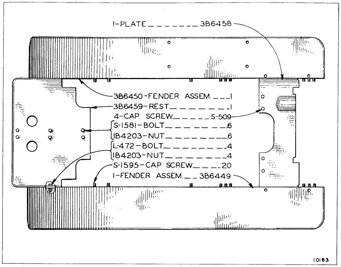 3B6261 FENDER GROUP