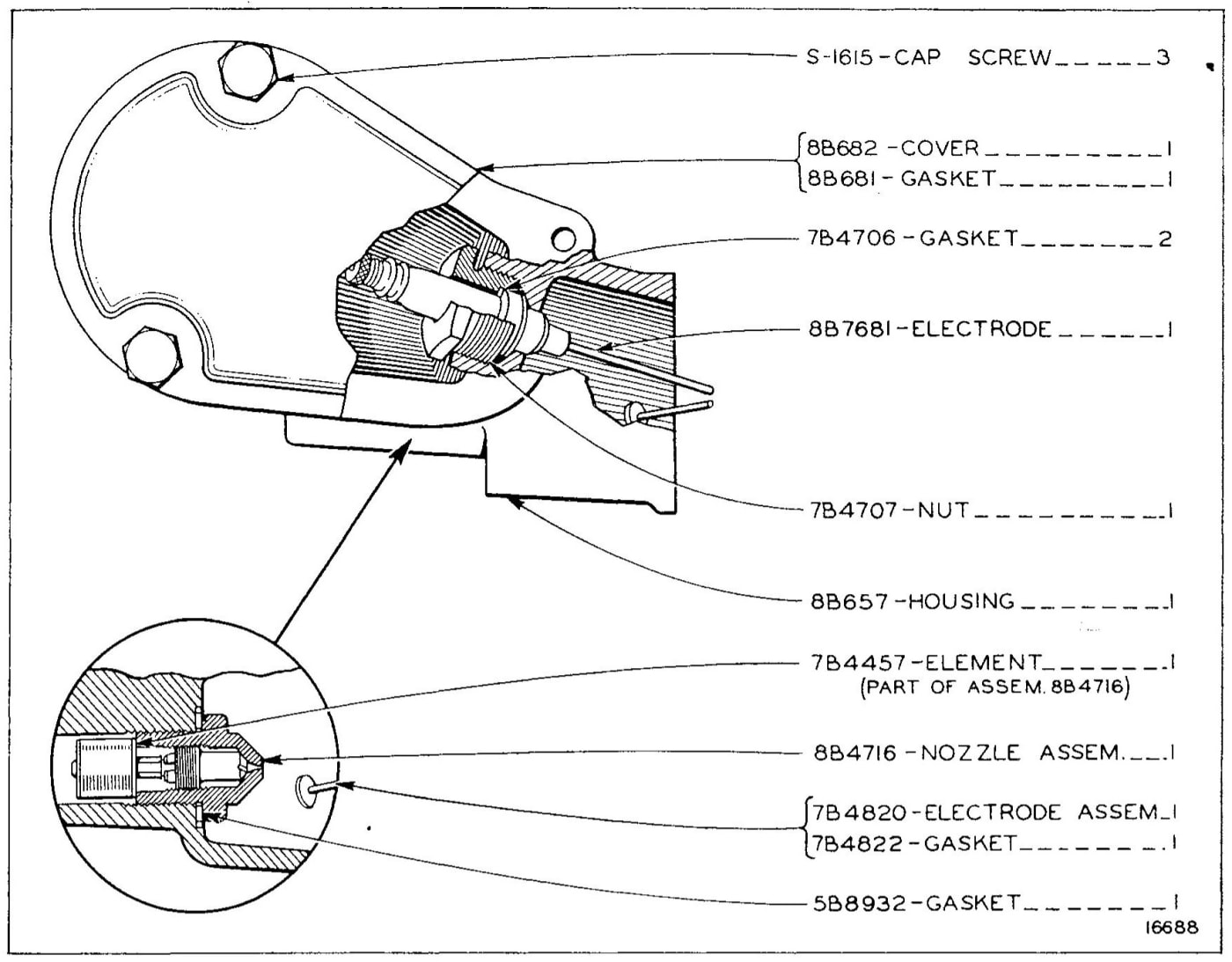 8B4525 MANIFOLD AIR HEATER HOUSING GROUP