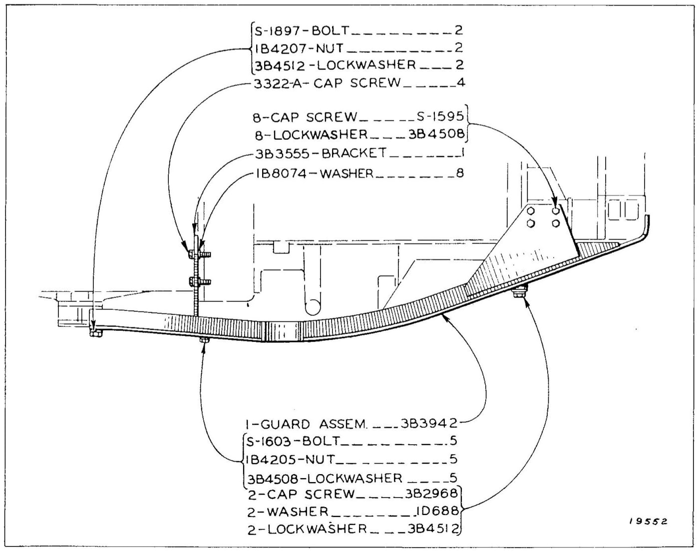 3B2661 CRANKCASE GUARD GROUP