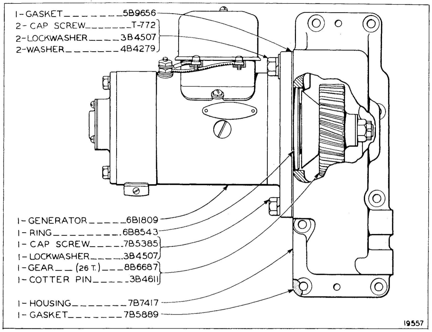 8B3306 GENERATOR GROUP