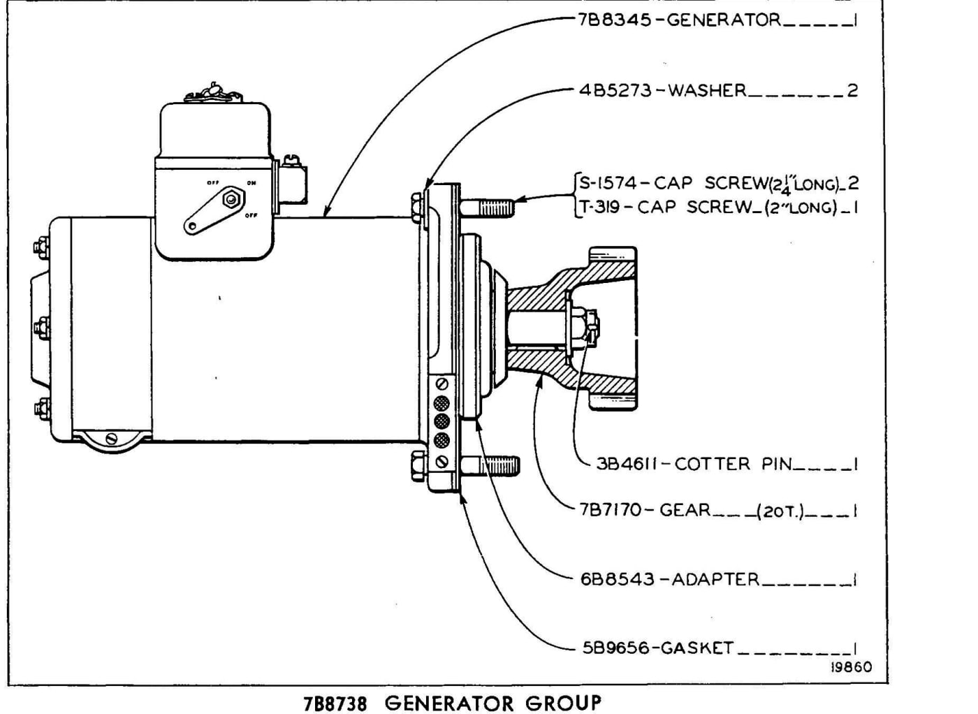 7B8738 GENERATOR GROUP