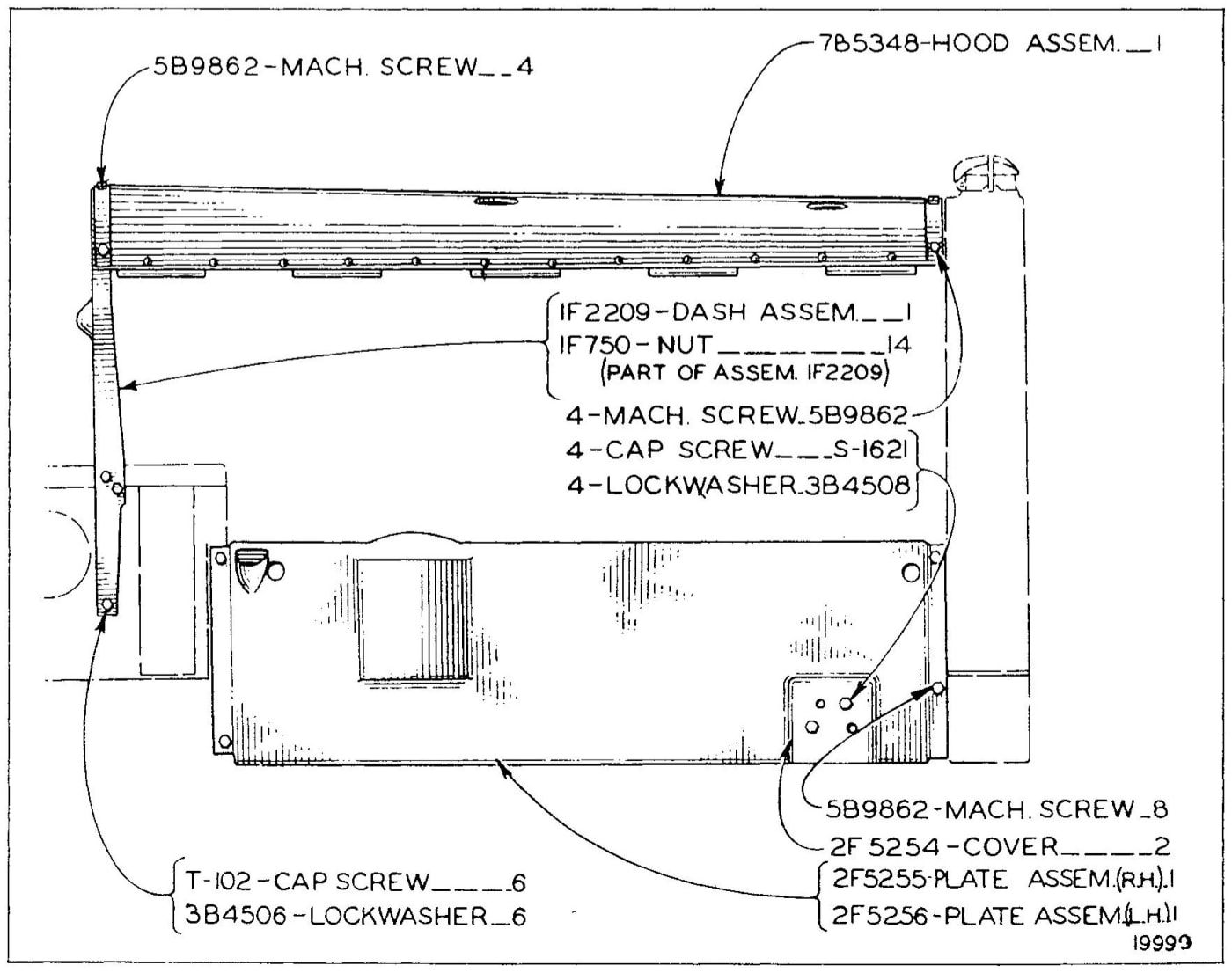 HOOD AND DASH PANEL
