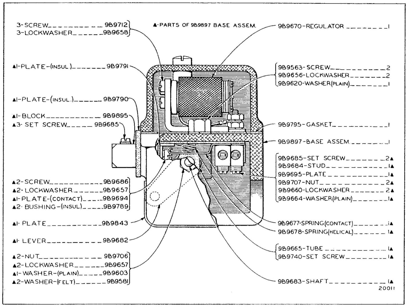 9B9689 REGULATOR