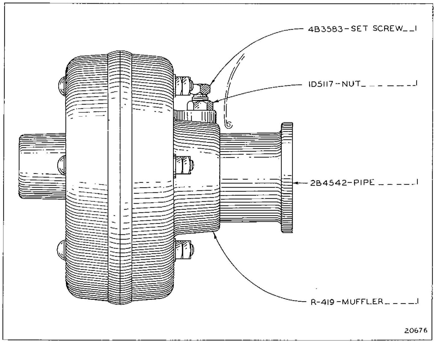 2B3223 MUFFLER GROUP