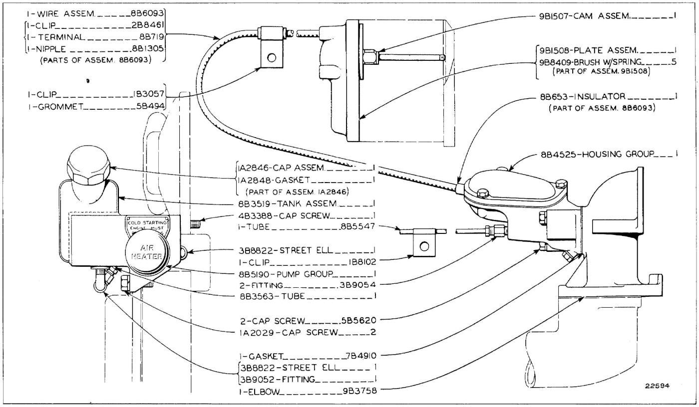 9B3830 MANIFOLD AIR HEATER GROUP - Field Installation