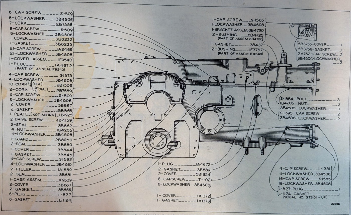 TRANSMISSION CASE AND COVERS